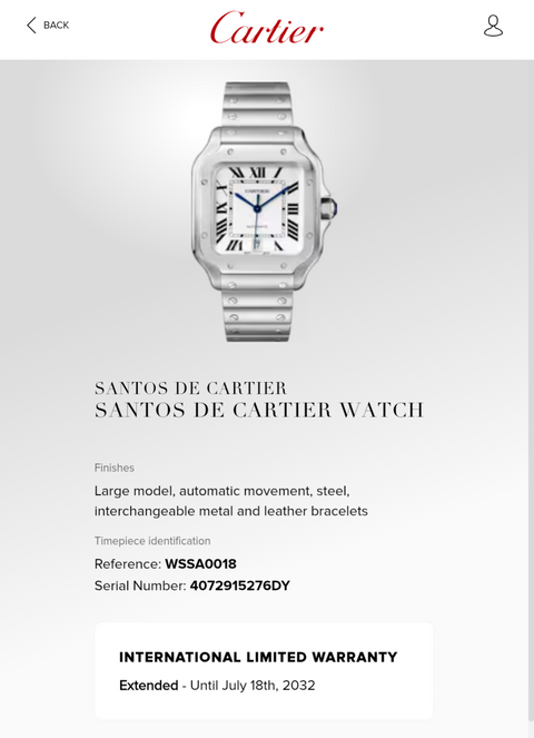 Cartier Santos de Cartier PVD Blueberry Bussdown Custom Stones