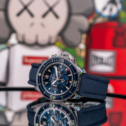 Blancpain Fifty Fathoms Chronographe Flyback Quantième Complet 45MM 5066F-1140-52B