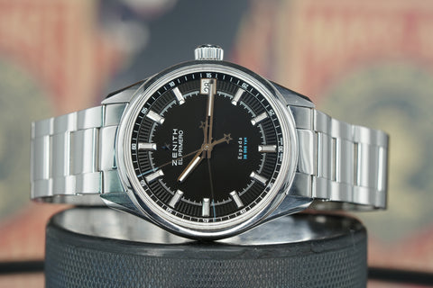 Zenith El Primero Espada 40MM Black Dial Steel Bracelet (03.2170.4650/21.M2170)