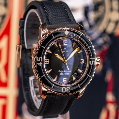 Blancpain Fifty Fathoms Automatique Red Gold 45MM 5015-3630-52A