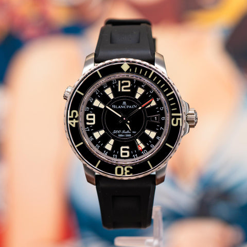 Blancpain Fifty Fathoms 500 Fathoms GMT Limited Edition 50021-12B30-52B