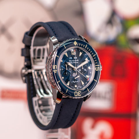 Blancpain Fifty Fathoms Chronographe Flyback Quantième Complet 45MM 5066F-1140-52B