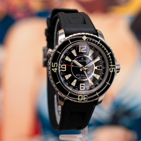 Blancpain Fifty Fathoms 500 Fathoms GMT Limited Edition 50021-12B30-52B