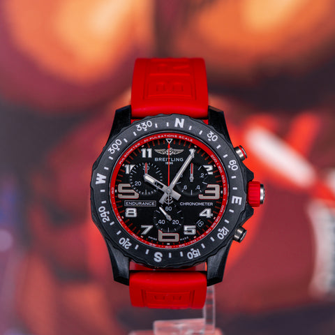 Breitling Endurance Pro Red Rubber Strap X82310