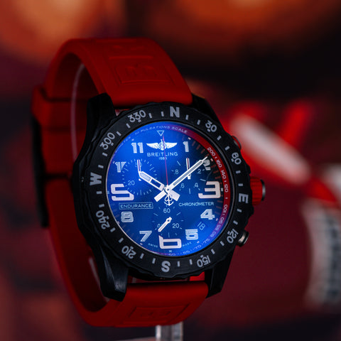 Breitling Endurance Pro Red Rubber Strap X82310