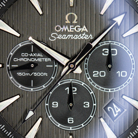 OMEGA Seamaster Aqua Terra Chronograph Grey Teak Dial 150M 44MM Steel Bracelet (231.10.44.50.06.001)