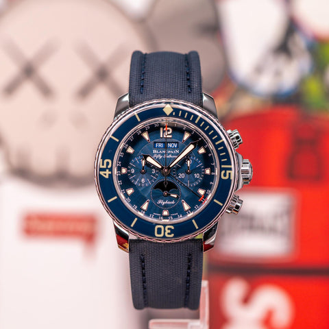 Blancpain Fifty Fathoms Chronographe Flyback Quantième Complet 45MM 5066F-1140-52B