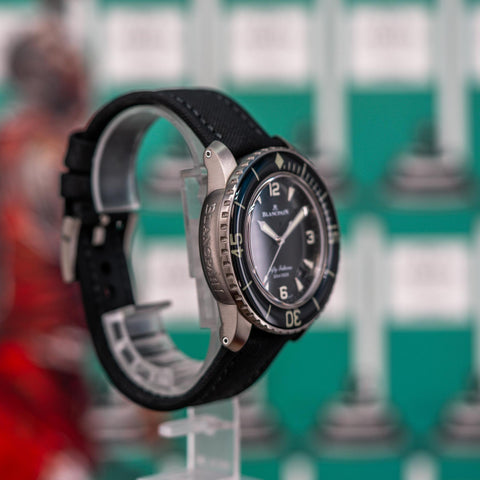 Blancpain Fifty Fathoms Titanium 45MM Black Dial 5015-12B30-B52A