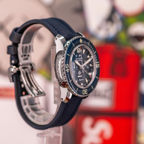 Blancpain Fifty Fathoms Chronographe Flyback Quantième Complet 45MM 5066F-1140-52B