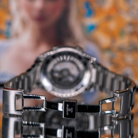 Jaeger-LeCoultre watch with logo