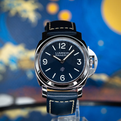 Panerai Luminor Base Logo PAM01623 blue dial from the Pucks & Timepieces pre-owned inventory