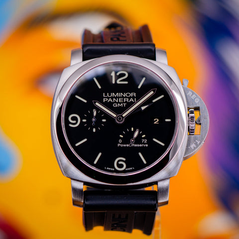 Panerai Luminor 1950 GMT PAM00321 from the Pucks & Timepieces pre-owned inventory