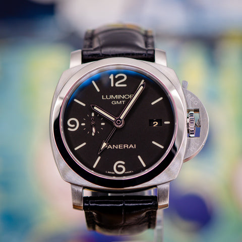 Panerai Luminor 1950 3 Days GMT PAM00320 from the Pucks & Timepieces pre-owned inventory