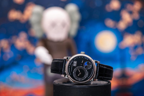 A. Lange & Söhne Lange 1 Moon Phase Black Dial White Gold 192.029