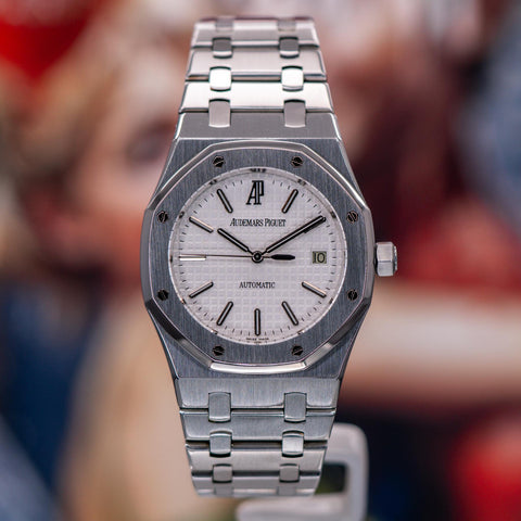 Audemars Piguet Royal Oak 39mm "Grande Tapisserie" White Dial 15300ST.OO.1220ST.01
