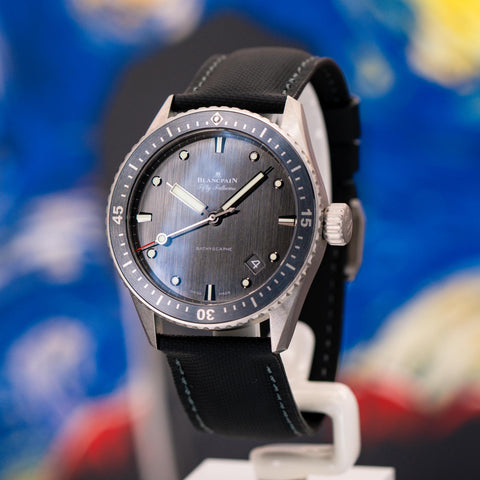 Blancpain Fifty Fathoms Bathyscaphe Titanium Anthracite Dial 5000-1210-G52A