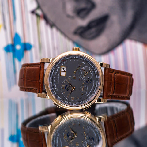 A. Lange & Söhne Lange 1 Time Zone Anthracite Dial 116.033