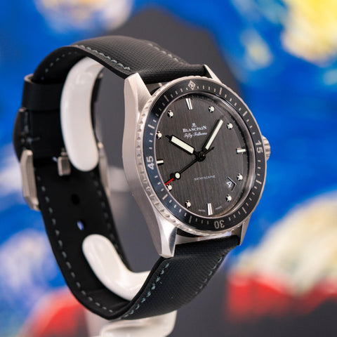 Blancpain Fifty Fathoms Bathyscaphe Titanium Anthracite Dial 5000-1210-G52A