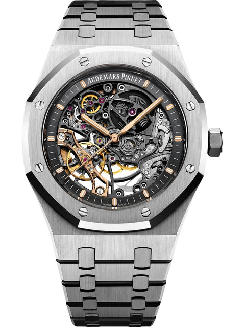Audemars Piguet Royal Oak Double Balance Wheel Openworked 15407ST.OO.1220ST.01 | Pre-Owned Luxury Watch
