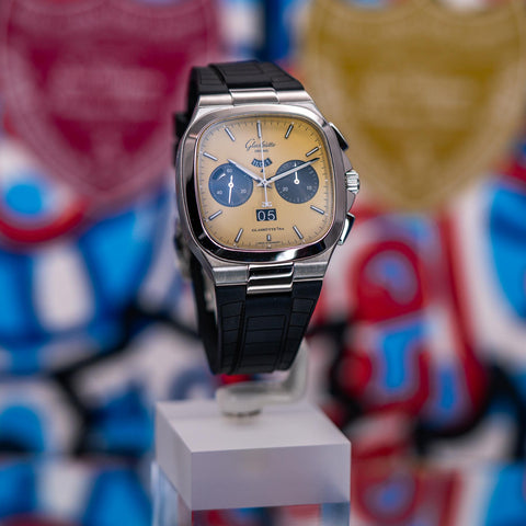 Glashütte Original Seventies Panorama Chronograph “Golden Bay” Limited Edition 1-37-02-14-02-63