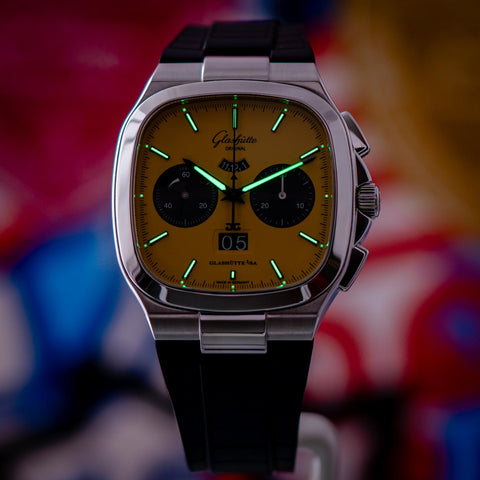 Glashütte Original Seventies Panorama Chronograph “Golden Bay” Limited Edition 1-37-02-14-02-63