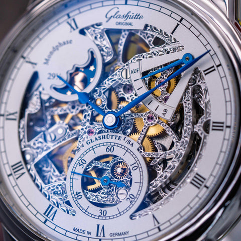 Glashütte Original Senator Moon Phase Skeletonised Edition 1-49-13-15-04-50