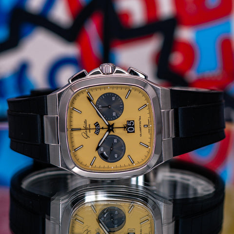 Glashütte Original Seventies Panorama Chronograph “Golden Bay” Limited Edition 1-37-02-14-02-63