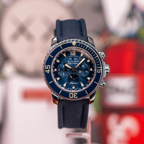 Blancpain Fifty Fathoms Chronographe Flyback Quantième Complet 45MM 5066F-1140-52B