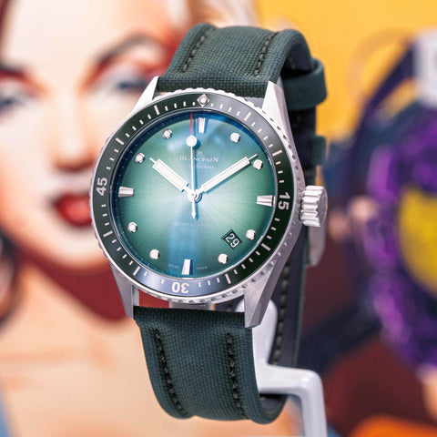 Blancpain Fifty Fathoms Bathyscaphe Limited Edition Green Dial 5000-1153-H52A