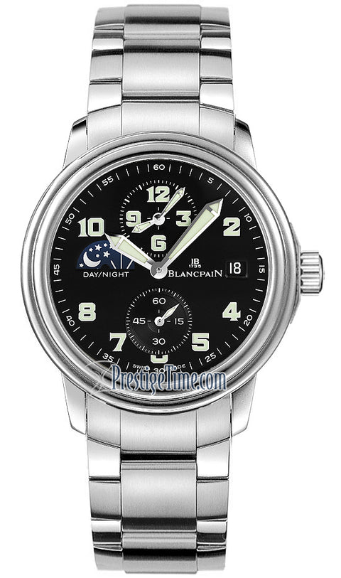 Blancpain Léman GMT Military Dial 2160-1130M-71 | Pre-Owned Luxury Watch
