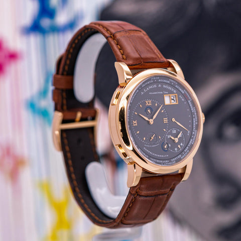 A. Lange & Söhne Lange 1 Time Zone Anthracite Dial 116.033