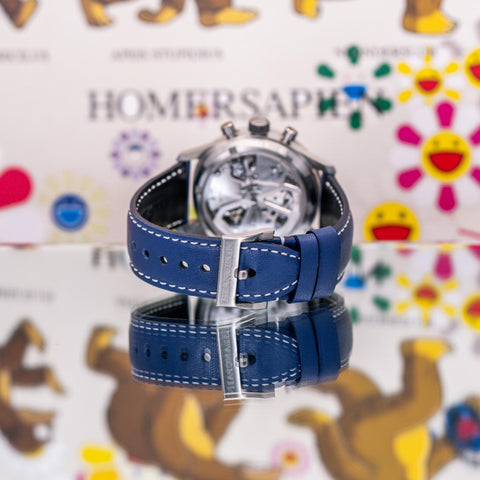 Blancpain Air Command Flyback Chronograph Titanium Blue Dial AC02-12B40-63A