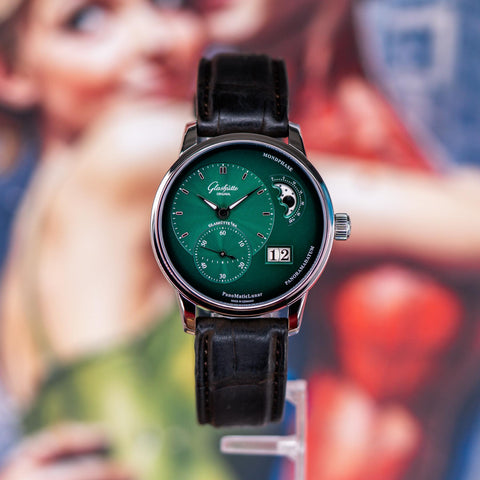 Glashütte Original Panomaticlunar Green watch