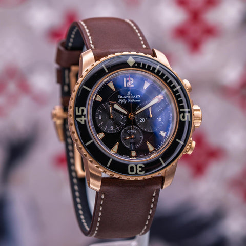 Blancpain Fifty Fathoms Chronograph Flyback Red Gold 5085FA-3630-63B