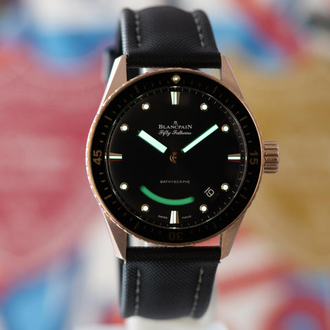 Blancpain Fifty Fathoms Bathyscaphe Sedna Gold 5000-36S30-B52A