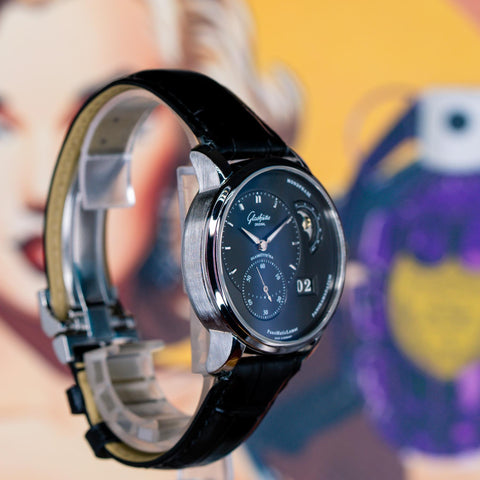 Glashütte Original PanoMaticLunar laxury watch with right side image 
