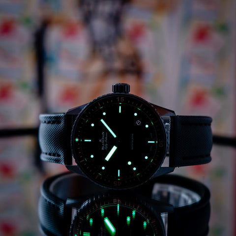 Blancpain Fifty Fathoms Bathyscape Ceramic "Darth Vader" Black Dial 5000-0130-B52A