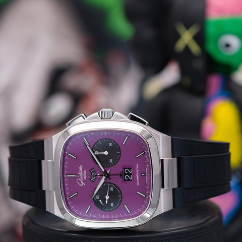 Glashütte Original Seventies Chronograph Panorama Date “Plasma” Limited Edition 1-37-02-20-02-63