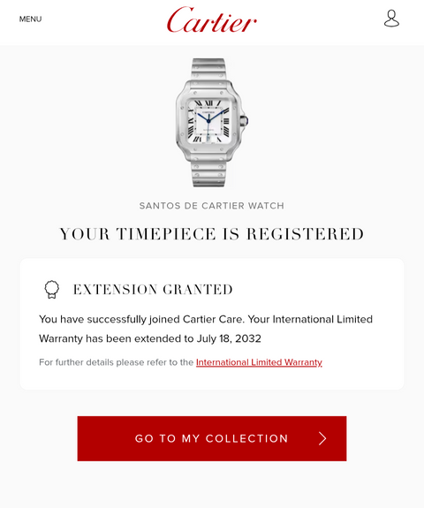 Cartier Santos de Cartier PVD Blueberry Bussdown Custom Stones