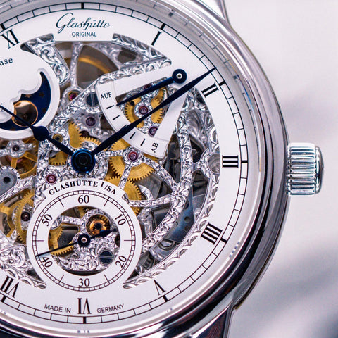 Glashütte Original Senator Moon Phase Skeletonised Edition 1-49-13-15-04-50