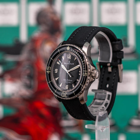 Blancpain Fifty Fathoms Titanium 45MM Black Dial 5015-12B30-B52A