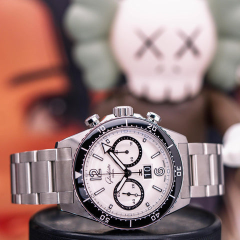 Glashütte Original SeaQ Chronograph “German Panda” 1-37-23-03-80-70