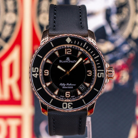 Blancpain Fifty Fathoms Automatique Red Gold 45MM 5015-3630-52A