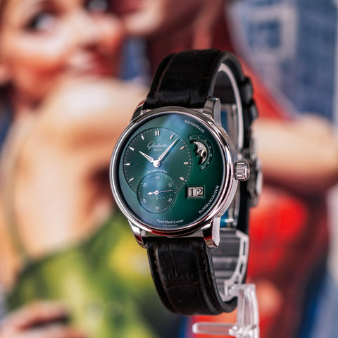  Glashütte Original Panomaticlunar Green watch front image