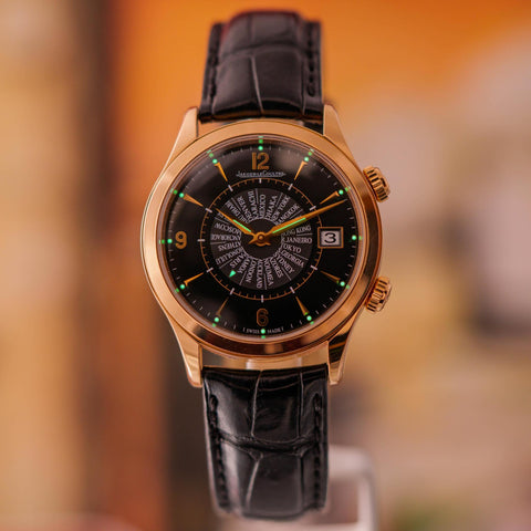 Jaeger-LeCoultre Master Memovox Worldtimer Limited Edition Black Dial Q1412471