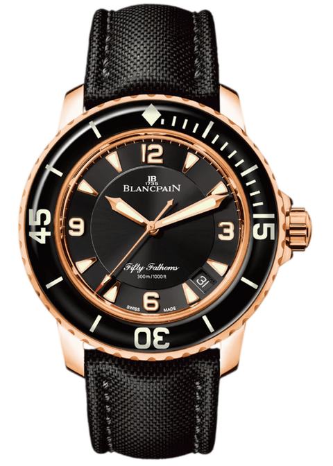 Blancpain Fifty Fathoms Automatique Rose Gold 5015-3630-52A | Pre-Owned Luxury Watch