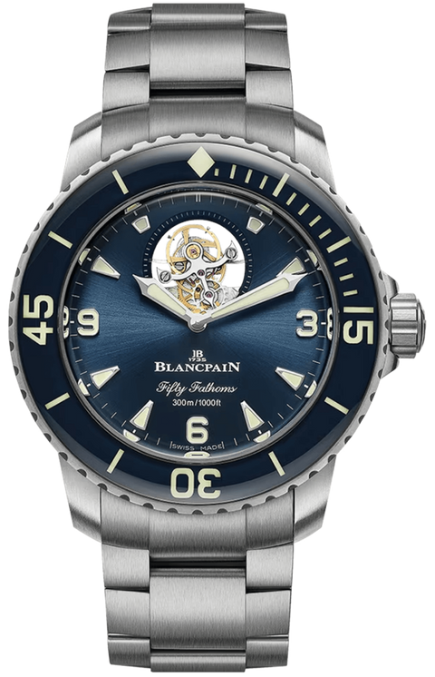 Blancpain Fifty Fathoms Tourbillon 8 Jours Titanium 5025-12B40-98S | Pre-Owned Luxury Watch