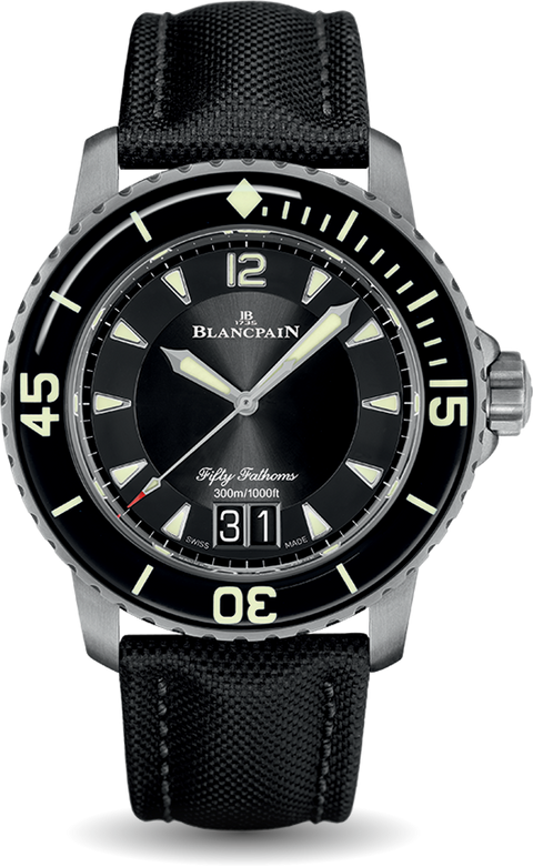 Blancpain Fifty Fathoms Grande Date 5050-12B30-B52A | Pre-Owned Luxury Watch