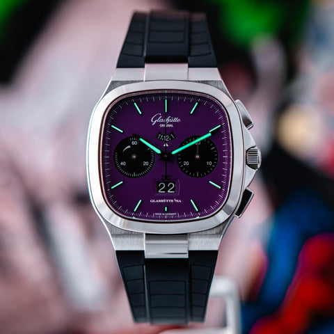 Glashütte Original Seventies Chronograph Panorama Date “Plasma” Limited Edition 1-37-02-20-02-63