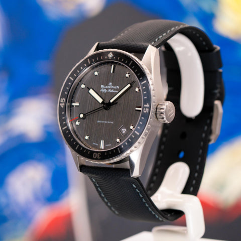 Blancpain Fifty Fathoms Bathyscaphe Titanium Anthracite Dial 5000-1210-G52A